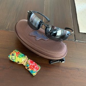 NWOT Maui Jim Banyans Polarized Rimless Sunglasses and Case